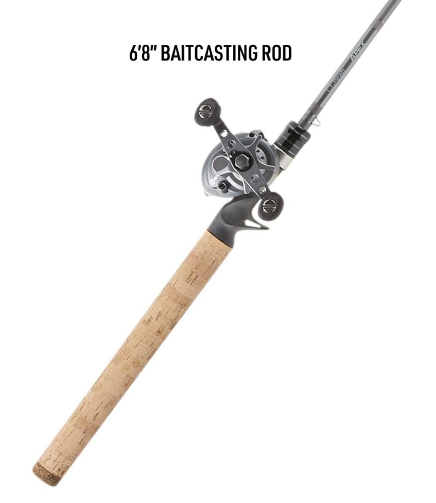 APEX Spinning Rod and Reel Outfits, Gray, small image number 4