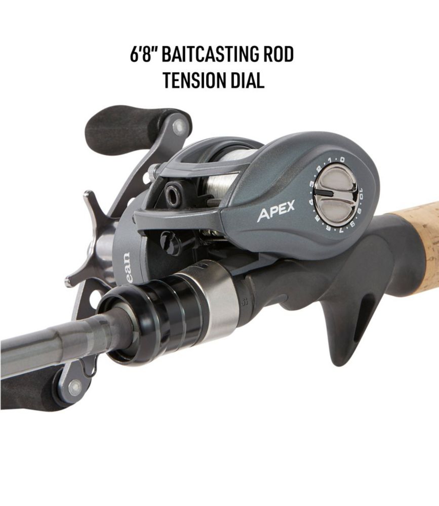 APEX Spinning Rod and Reel Outfits, Gray, small image number 5