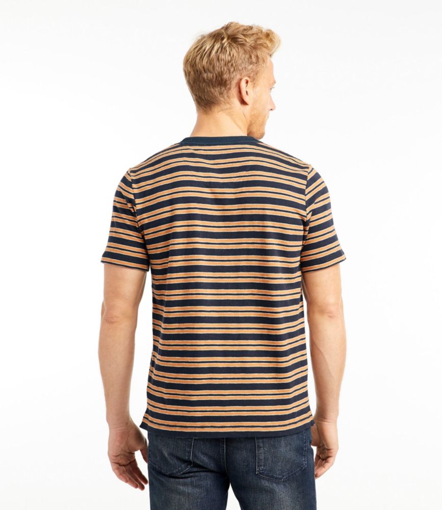 Men's Signature Slub Henley, ShortSleeve, Stripe Shirts at L.L.Bean