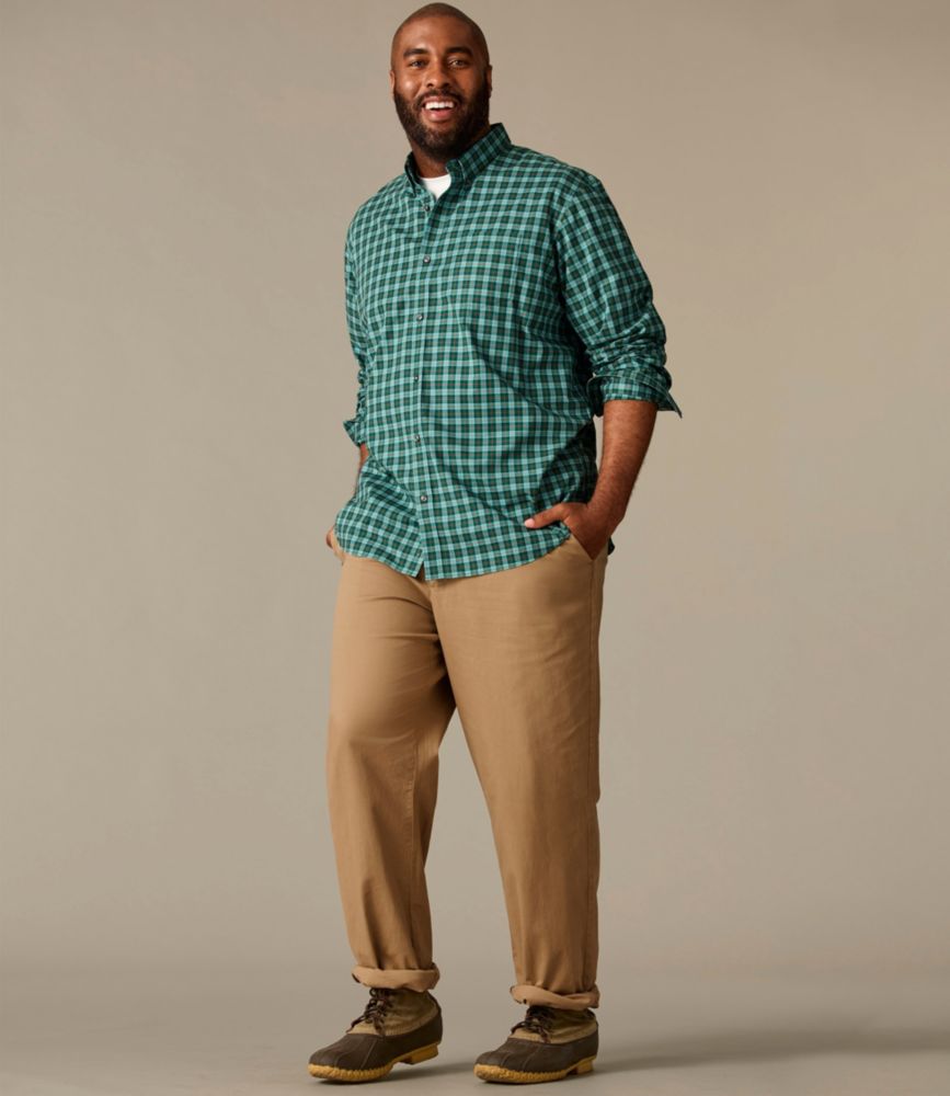 Men's Lakewashed® Stretch Khakis, Classic Fit, Straight Leg, Federal Gray, small image number 8