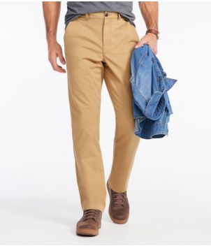 Men's Lakewashed Stretch Khakis, Classic Fit, Straight Leg