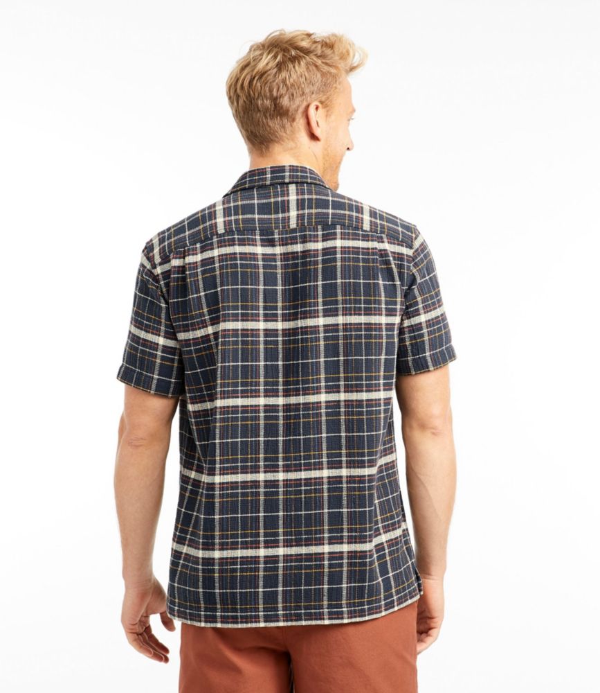 Men's Signature Cool Weave Camp Shirt Regular Shirts at L.L.Bean