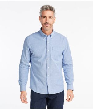 Men's Comfort Stretch® Oxford Shirt, Slightly Fitted Untucked Fit