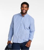 Men's Comfort Stretch Oxford Shirt, Slightly Fitted Untucked Fit,  Short-Sleeve