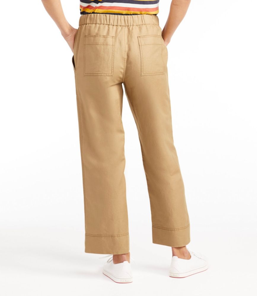 Women's Signature Linen Cotton PullOn Camp Pants Pants & Jeans at L
