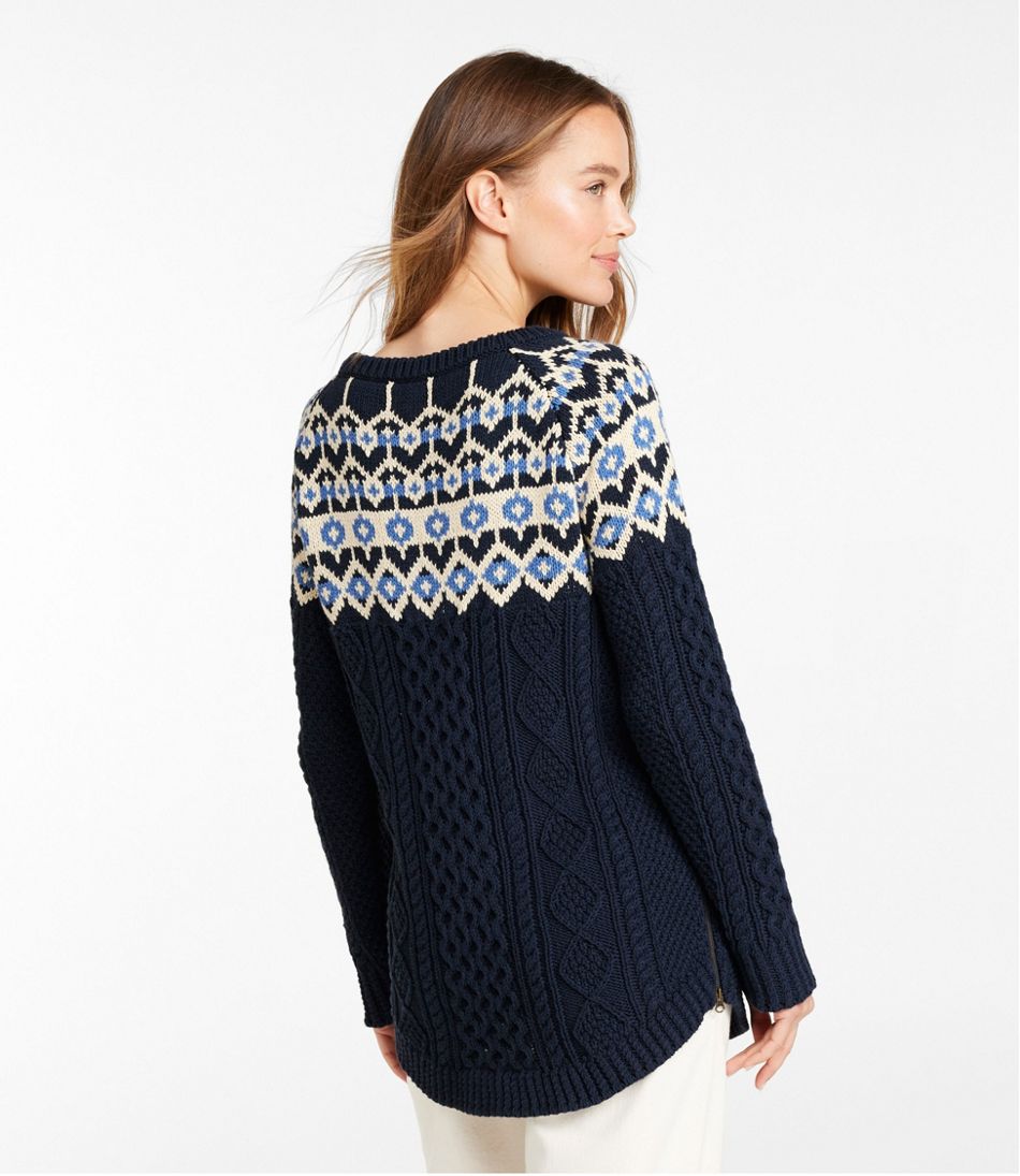 Women's Signature Cotton Fisherman Tunic Sweater