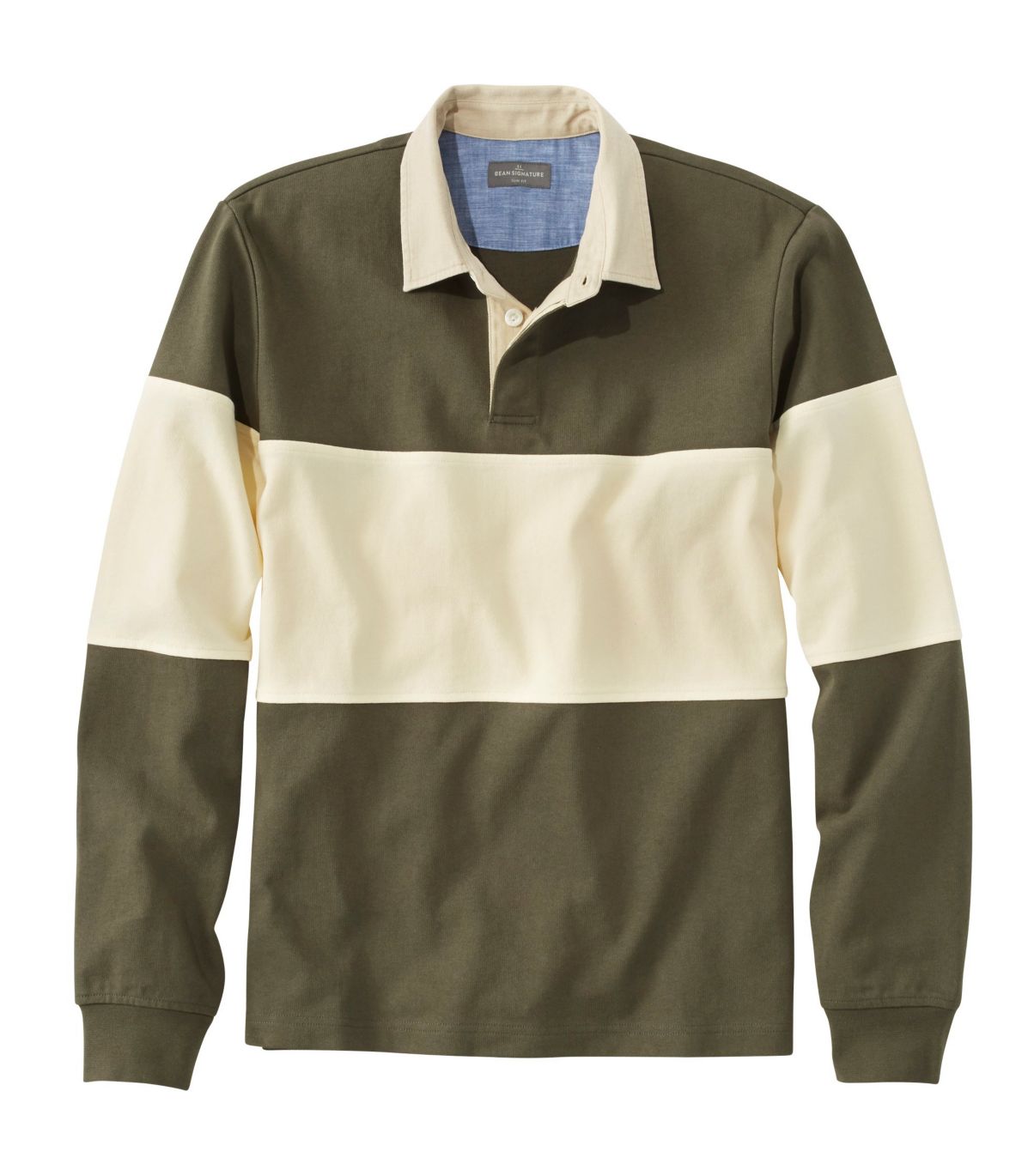 Men's Signature Classic Rugby, Long-Sleeve, Stripe