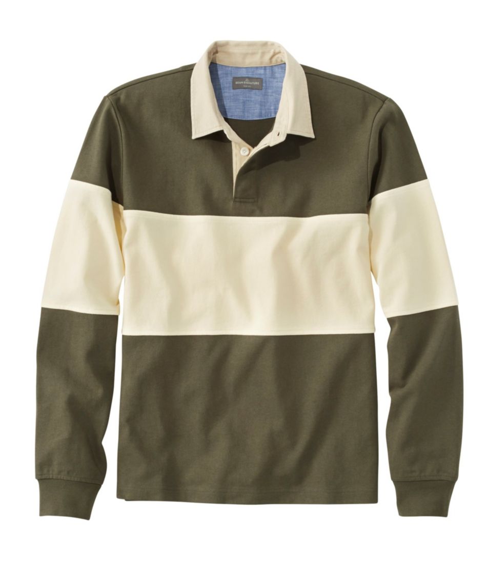 Men's Signature Classic Rugby, Long-Sleeve, Stripe | Shirts at L.L.Bean