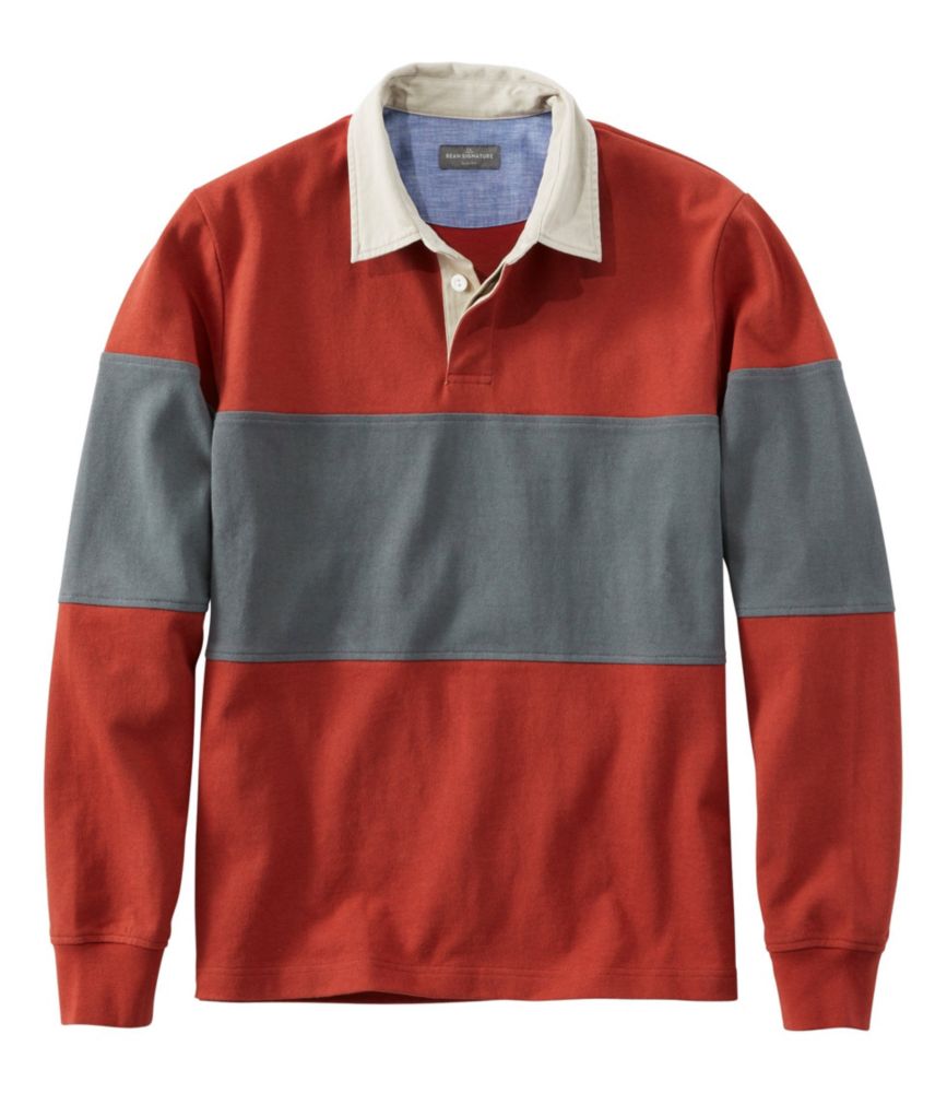 Signature Classic Rugby, Long-Sleeve, Stripe Shirts at L.L.Bean