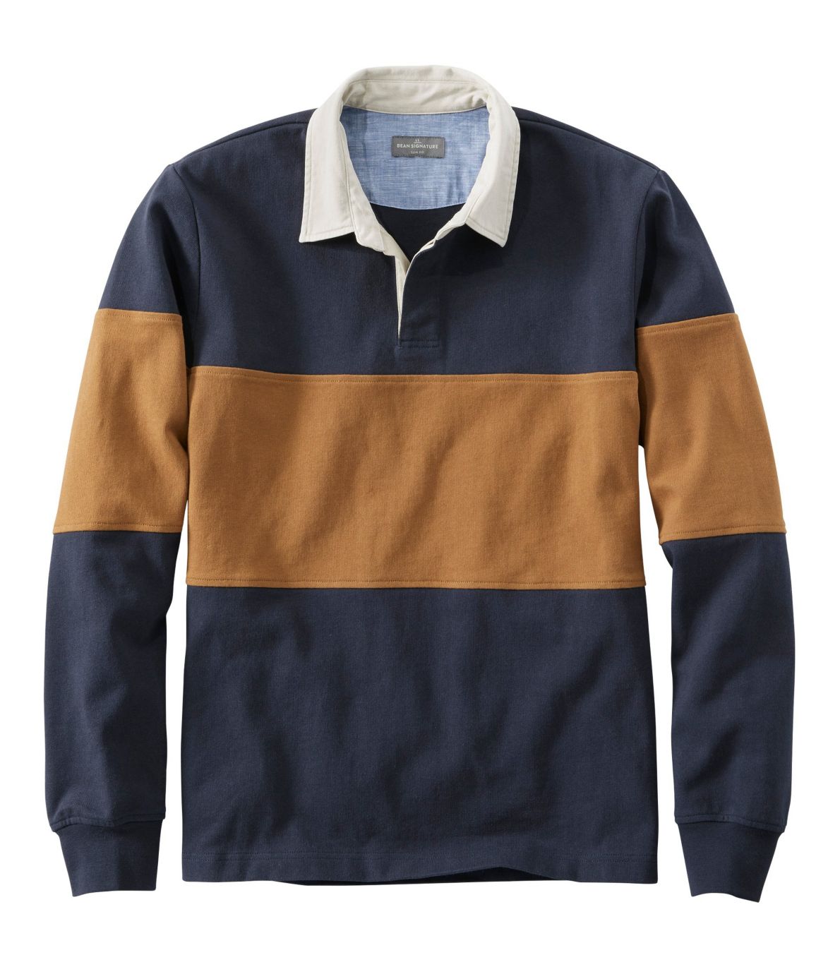 Men's Signature Classic Rugby, Long-Sleeve, Stripe