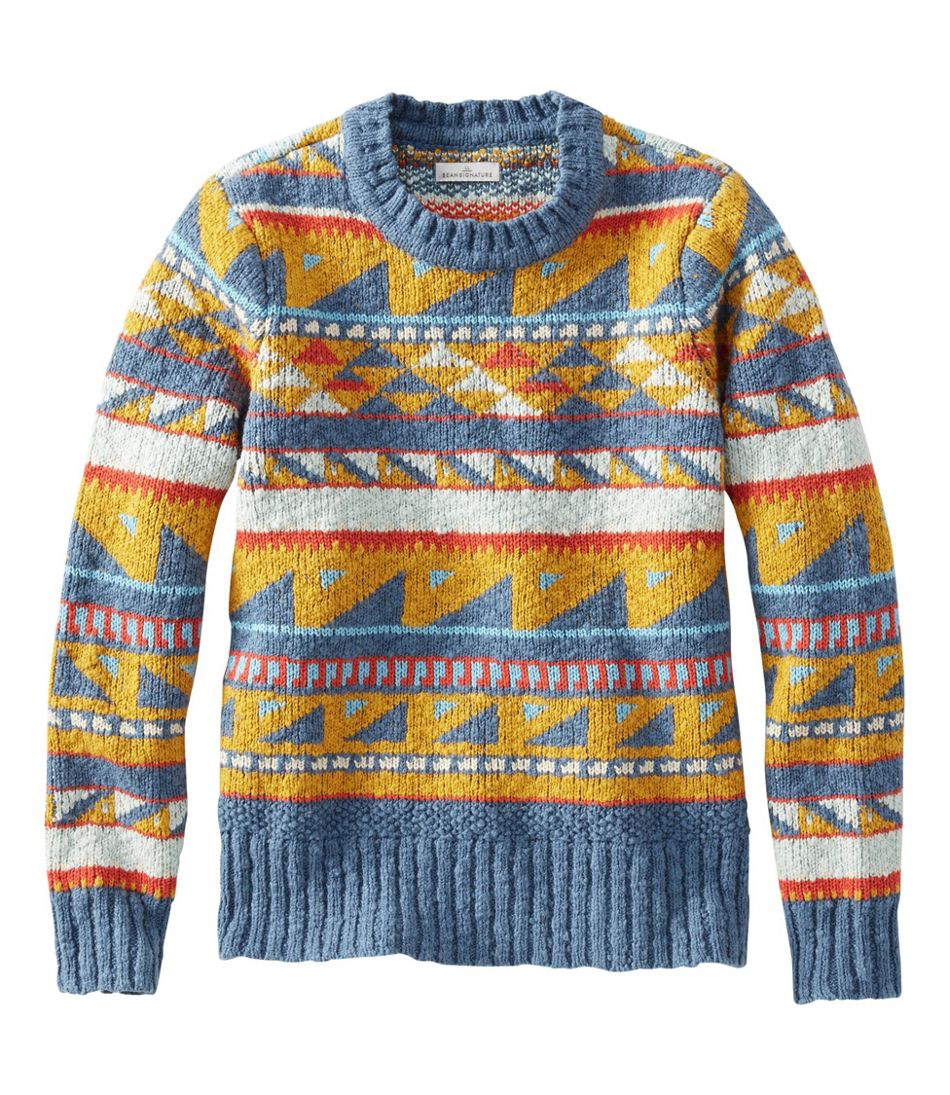 Women's Signature Cotton Slub Sweater Pattern Misses Regular | Sweaters ...