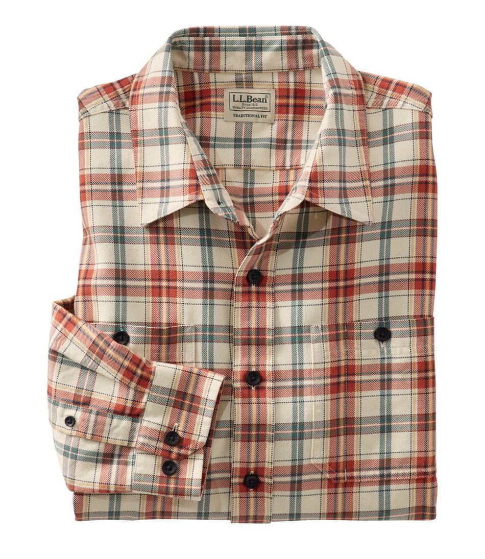 Men's Lakewashed Twill Shirt, Traditional Fit