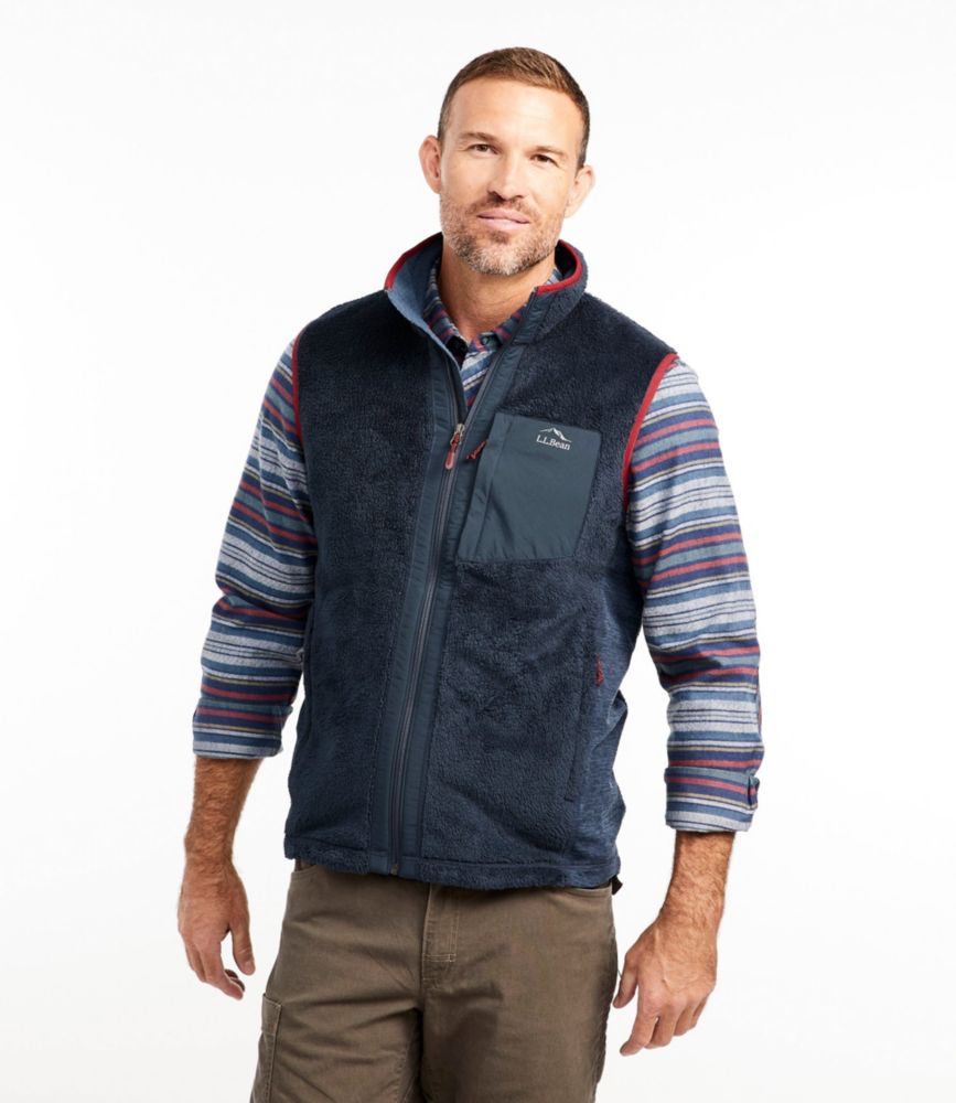 ll bean mens fleece vest