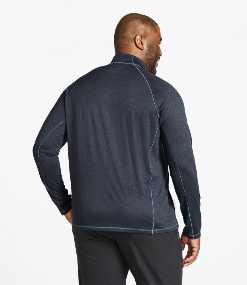 Men's Bean's Quick Dry Trail Tee 1/4 Zip, Graphite, small image number 5