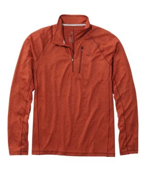 Men's Bean's Quick Dry Trail Tee 1/4 Zip