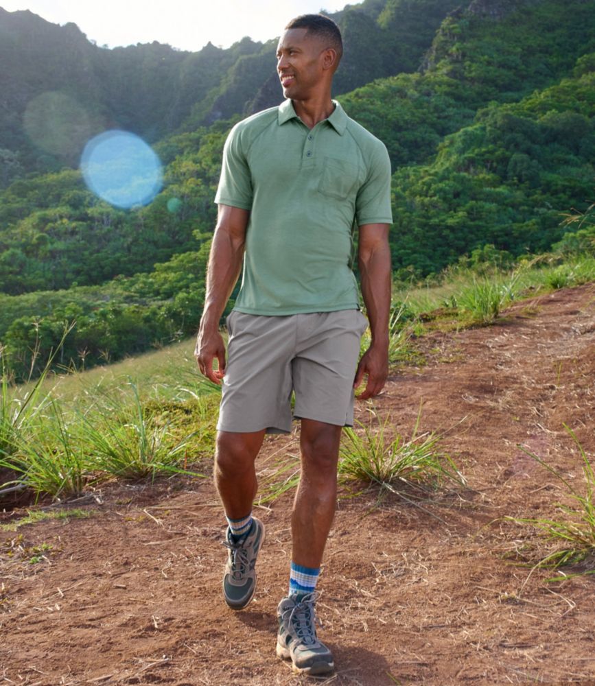 Men's L.L.Bean Multisport Shorts, 9", Alloy Gray, small image number 7