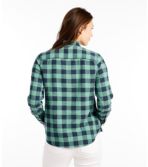 Women's L.L.Bean Heritage Washed Twill Shirt, Long-Sleeve Plaid