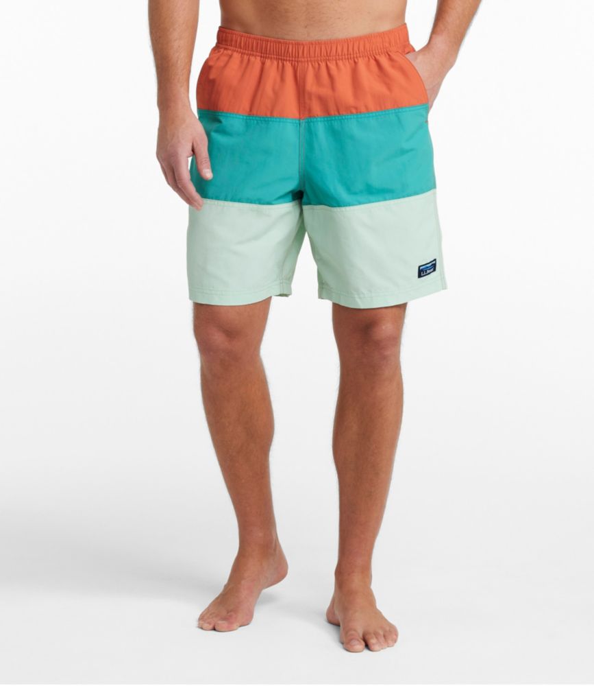 Men's Classic Supplex Sport Shorts, Colorblock, 8"