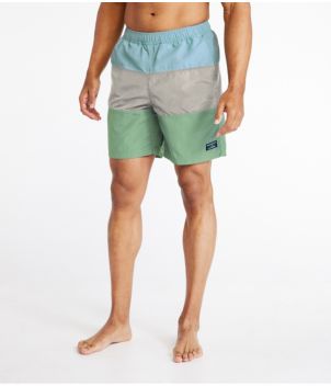 Men's Classic Supplex Sport Shorts, Colorblock, 8"
