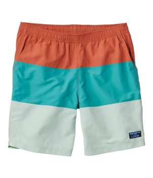 Men's Classic Supplex Sport Shorts, Colorblock, 8"