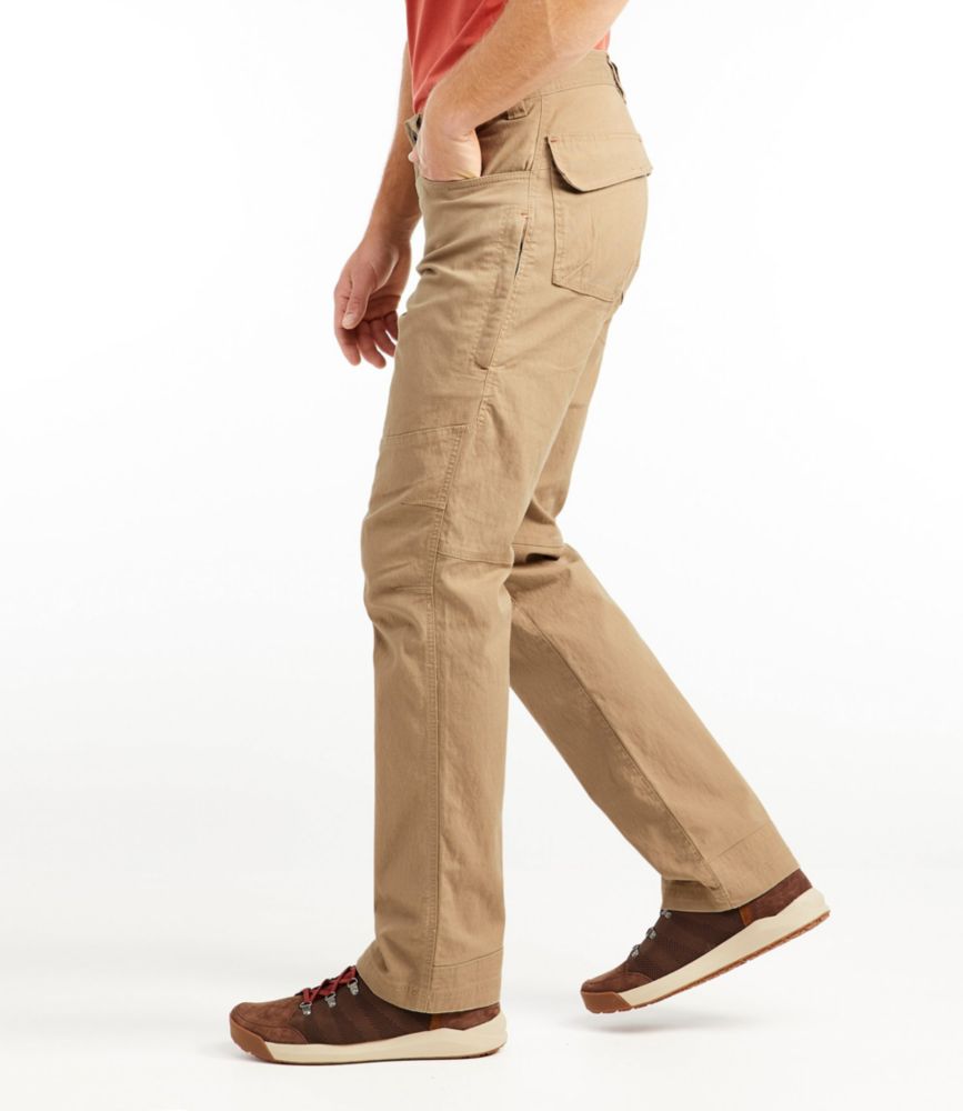 Men's Riverton Pants with Stretch, Standard Fit, Straight Leg, Wood Bark, small image number 4