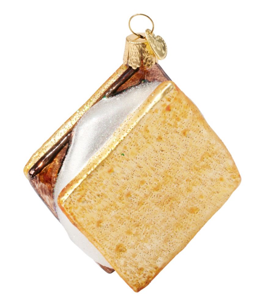 Glass S'Mores Ornament