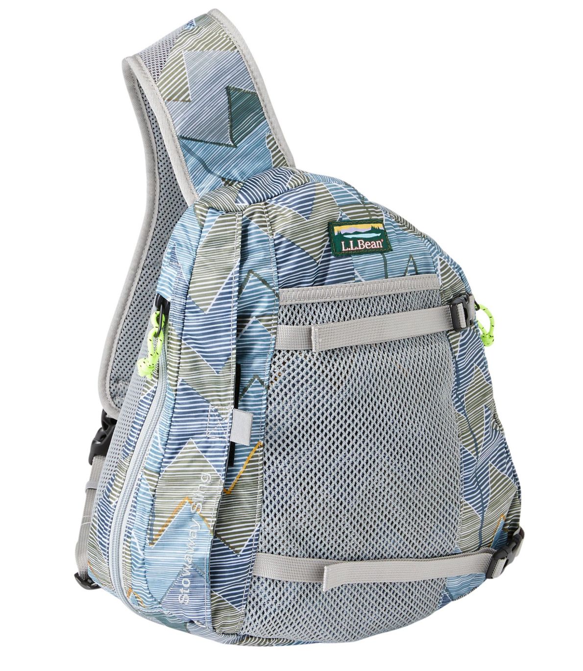 Adults' L.L.Bean Stowaway Sling Pack, Print