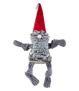 Holiday Knottie Dog Toy, Gnome