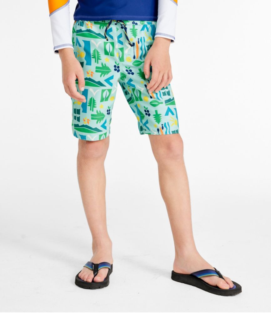 Boys' BeanSport Swim Shorts, Print