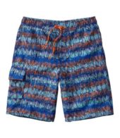 L.L.Bean BeanSport Swim Shorts Print (Big Kids) Men's Swimwear Bold : 16 Big Kid