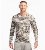 Men's Tropicwear Knit Crew Shirt, Long-Sleeve, Print