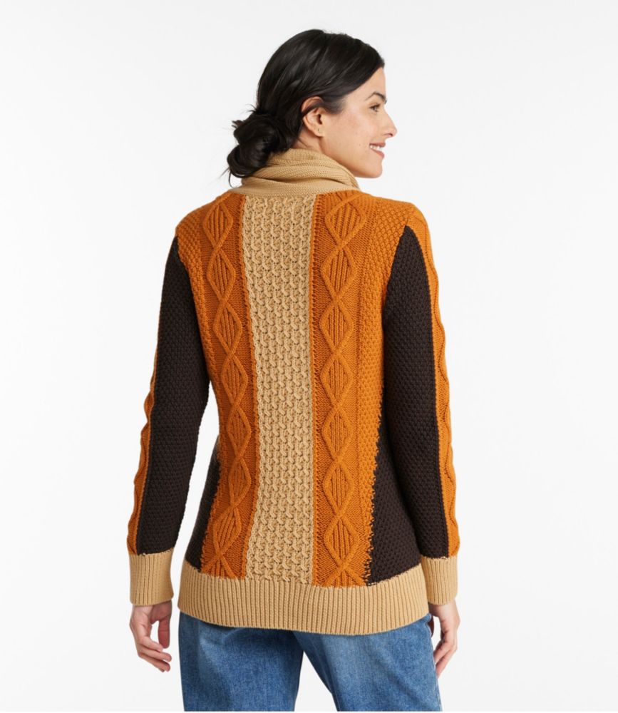 ll bean signature cotton funnel neck sweater