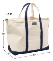 Boat and Tote, Zip-Top, Vacationland, Large