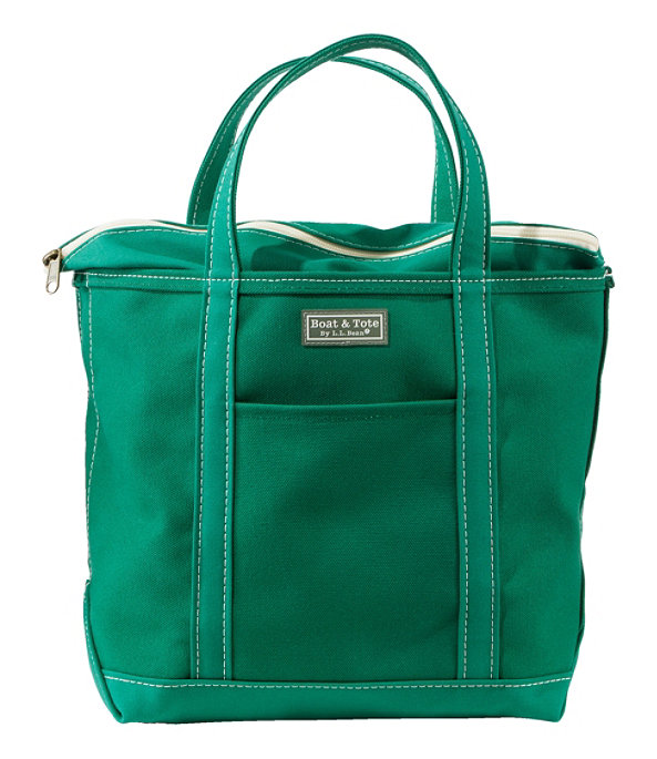 Boat and Tote Zip Top Pocket, Medium, Emerald Spruce, large image number 0
