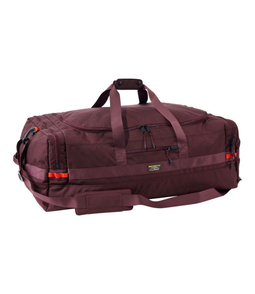 Mountain Classic Cordura Duffle, Large, Burgundy Brown/Orange, small image number 1