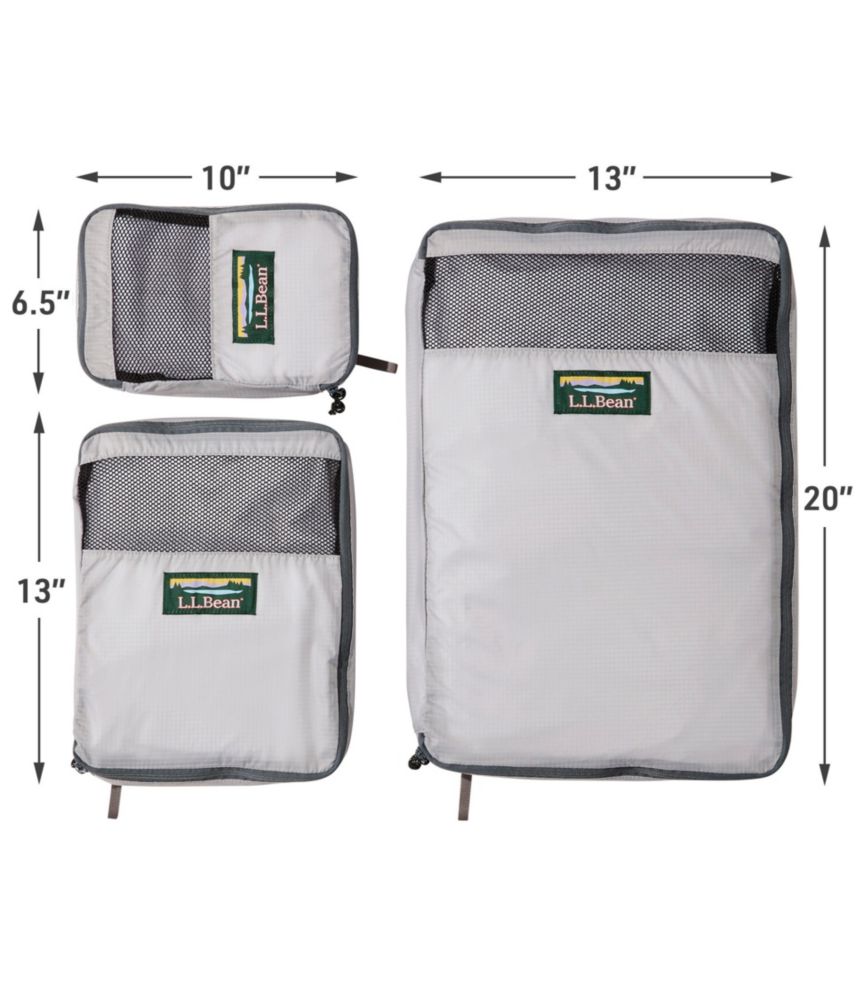 L.L.Bean Packing Cube Set, Cool Silver, small image number 4