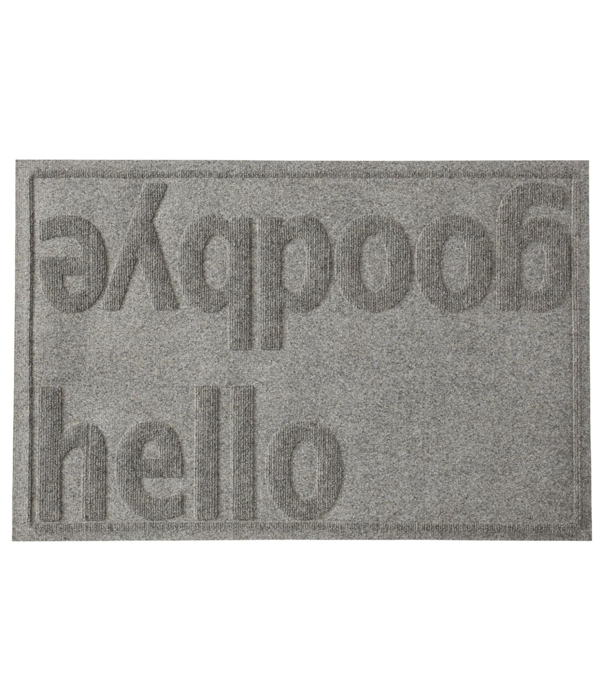 Everyspace Recycled Waterhog Doormat, Hello/Goodbye