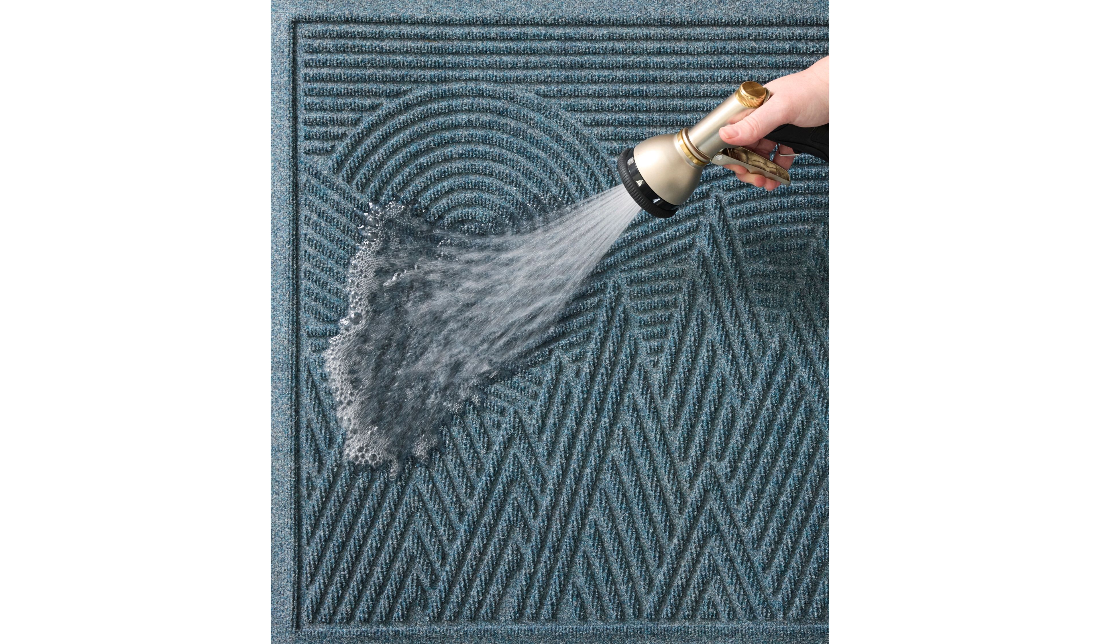 Everyspace Recycled Waterhog Doormat, Mountain Scene