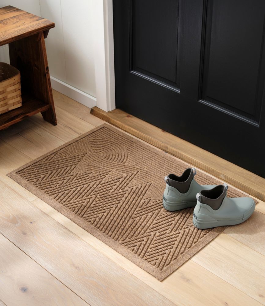 Everyspace Recycled Waterhog Doormat, Mountain Scene
