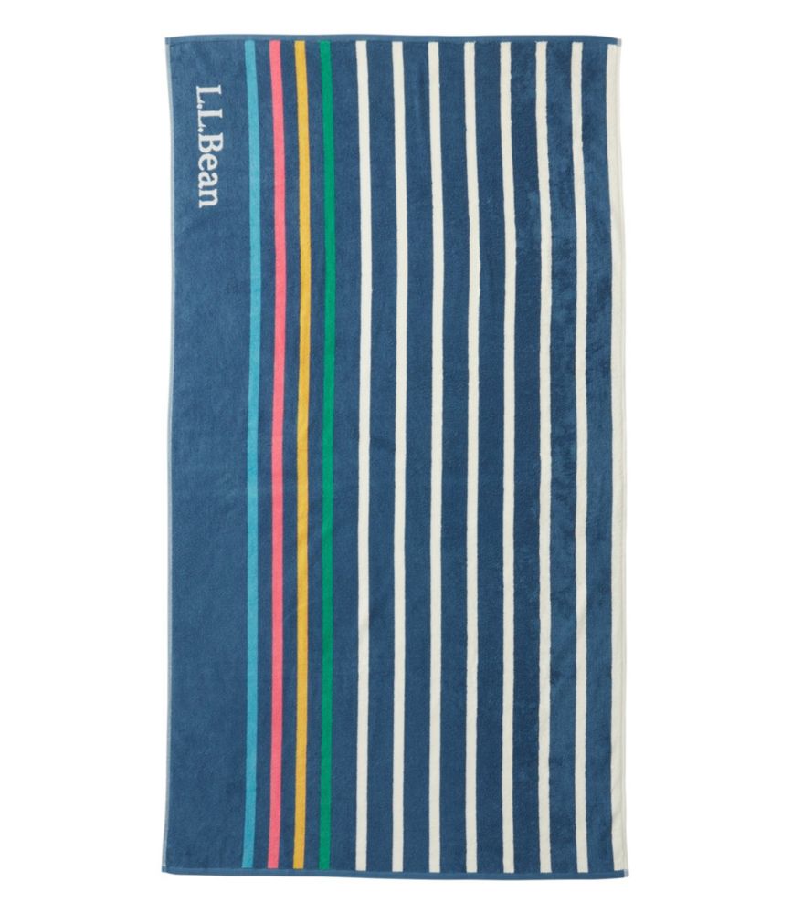 Seaside Beach Towel, Rugby Stripe Beach Towels & Outdoor Blankets at