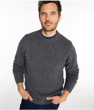 Men's Bean's Classic Ragg Wool Sweater, Crewneck