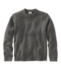 Men's Bean's Classic Ragg Wool Sweater, Quarter-Zip, Stripe