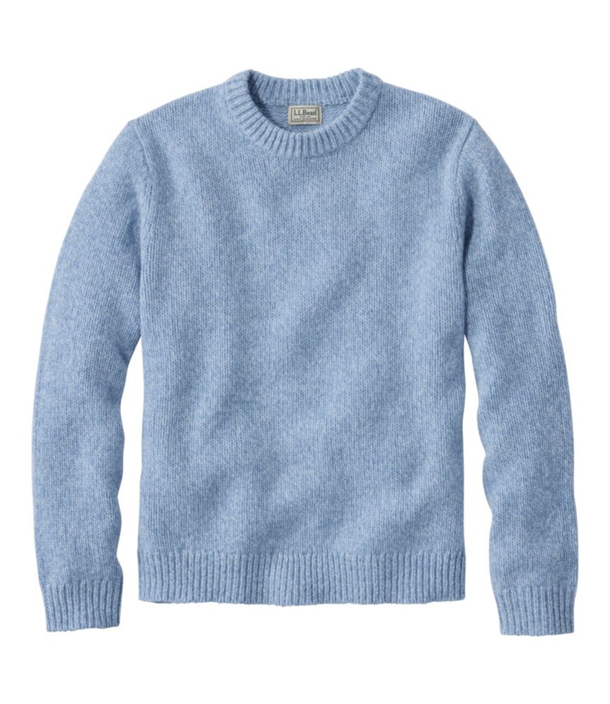 Men's Bean's Classic Ragg Wool Sweater, Crewneck | Sweaters