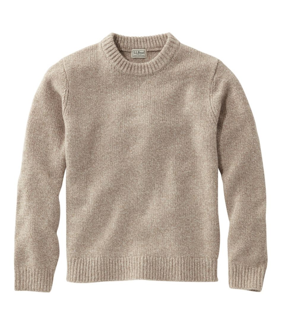 Men's Bean's Classic Ragg Wool Sweater, Crewneck | Sweaters at L.L.Bean
