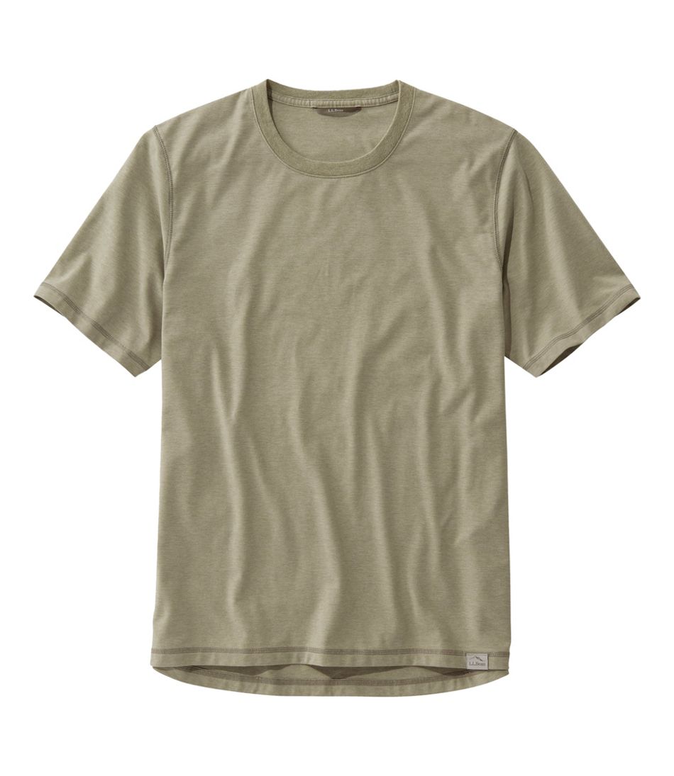 L.L.Bean Insect Shield Field Tee Short Sleeve Regular Men's Clothing Kelp Green : 3XL