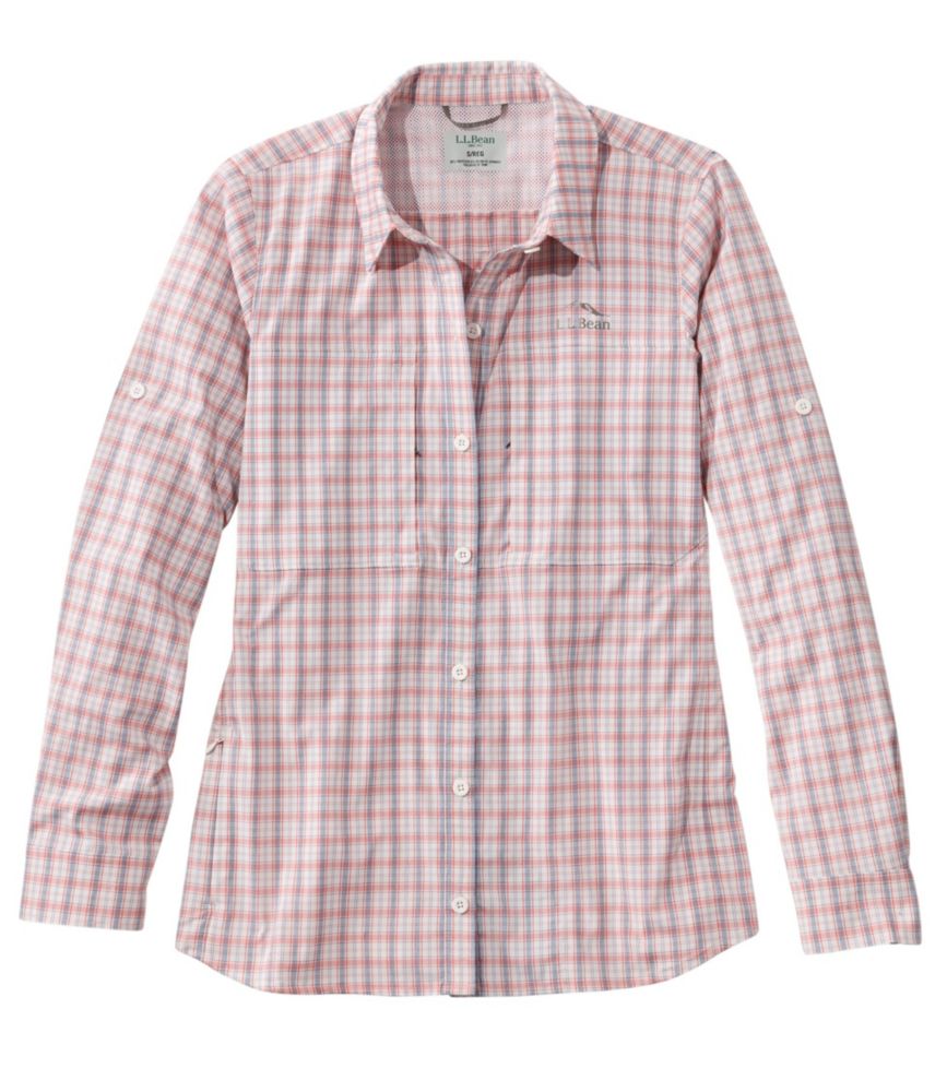 stretch plaid shirt womens