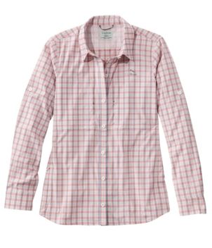 Women's Tropicwear Pro Stretch Shirt, Long-Sleeve Plaid