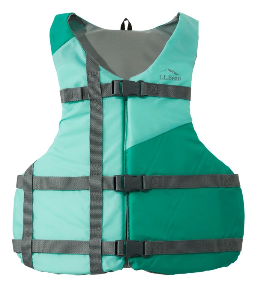 Adults' L.L.Bean Angler Universal PFD Dark Gray, Nylon