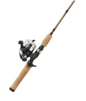 Double L Spin Rod and Reel Outfit Moss, Aluminium | L.L.Bean, 6'6