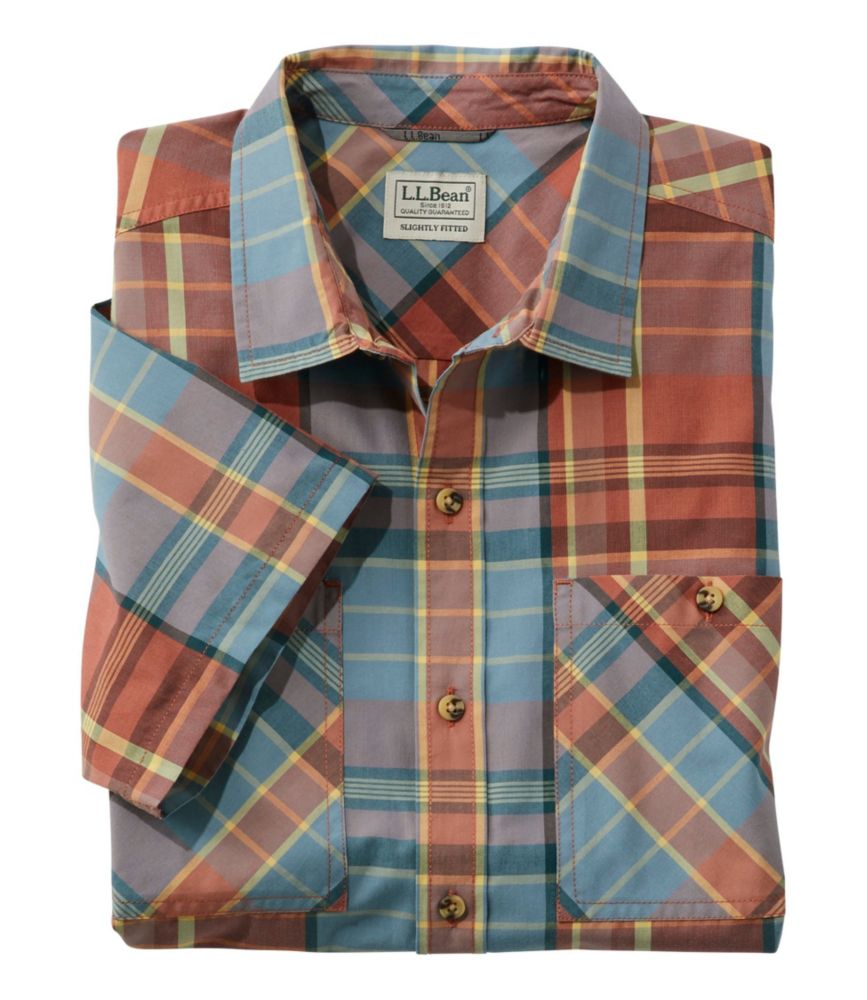 Men's Otter Cliff Shirt, Short-Sleeve Plaid